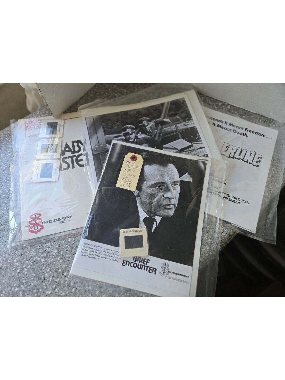 Movie Studio Press Kits Lot of 4 Baby Sister Borderline Brief Encounter Remagen